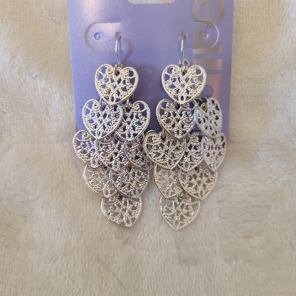 Heart Dangle Earrings